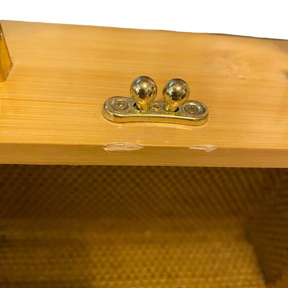 RARE Hula Lula Rex Mardi Gras Ladies Wooden Purse Decorative Bling Handbag - Picture 13 of 16